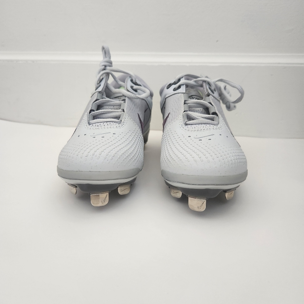 Nike React Hyperdiamond 4 Gray Softball Cleats Wo… - image 4